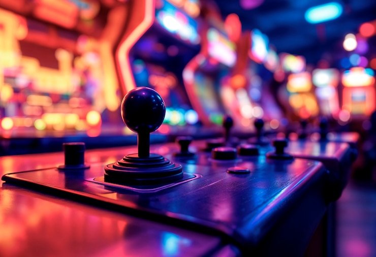 Antarmuka Fishing Arcade hrvslot menampilkan kontrol permainan, saldo pemain, dan nilai target ikan